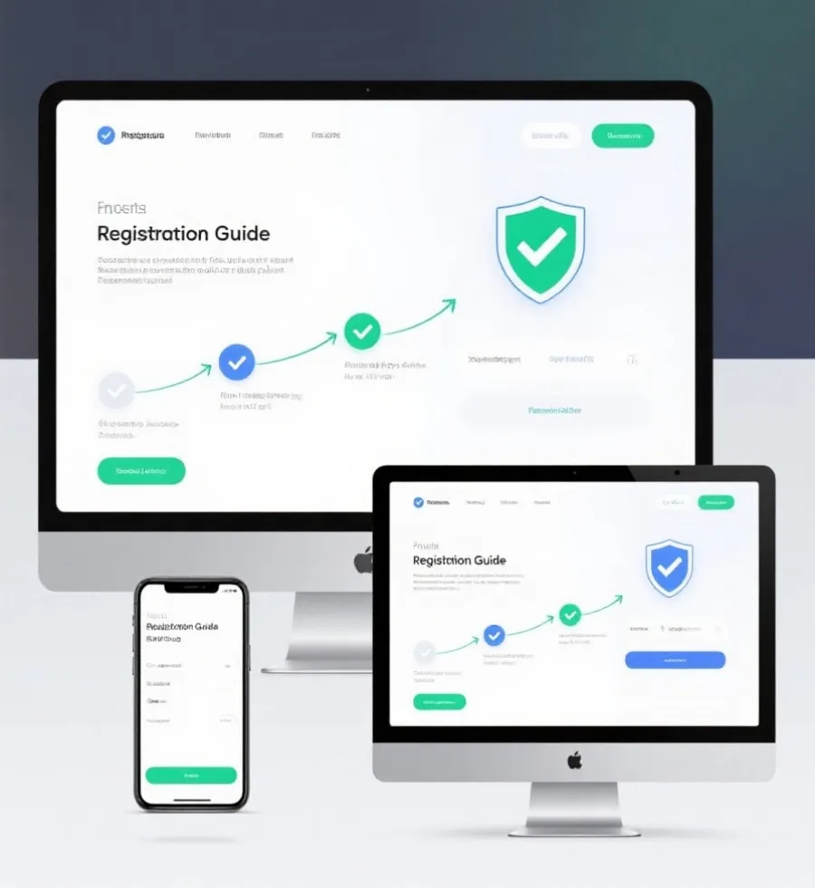 澳洲幸运5开户注册流程示意图